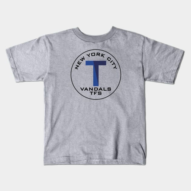 TFS Crew Vintage Transit Style Kids T-Shirt by qu_one